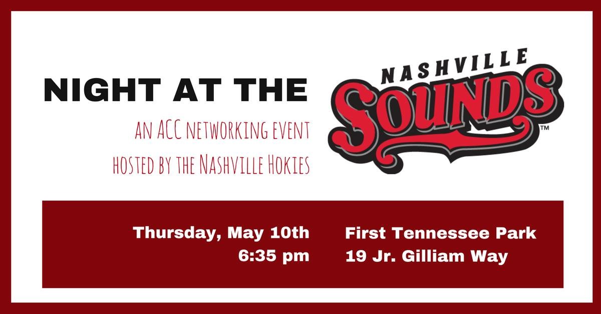 ACC Networking Night at the Sounds Game! Thursday, May 10th